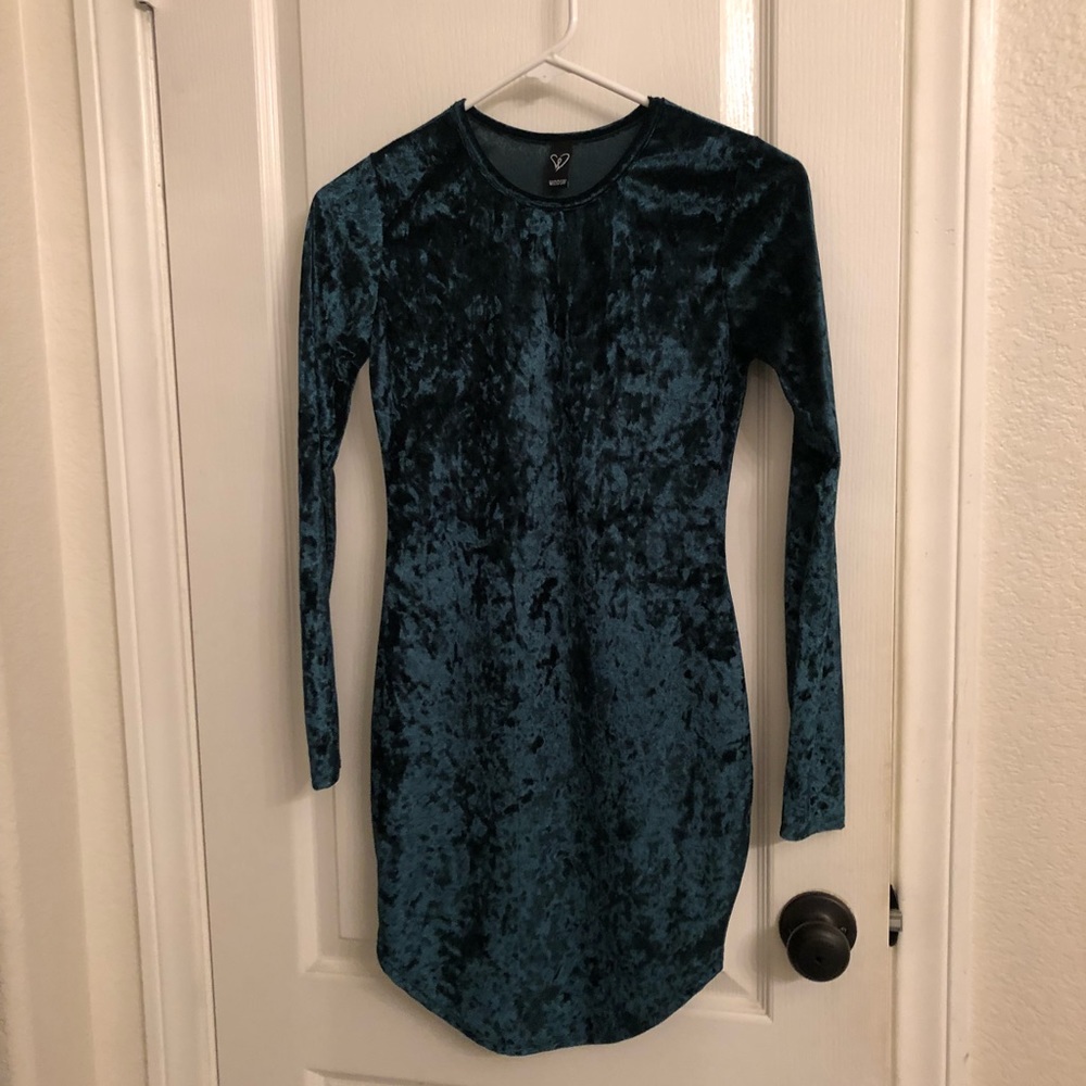 Winter Green Mini dress